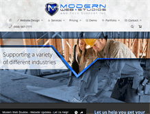 Tablet Screenshot of modernwebstudios.com